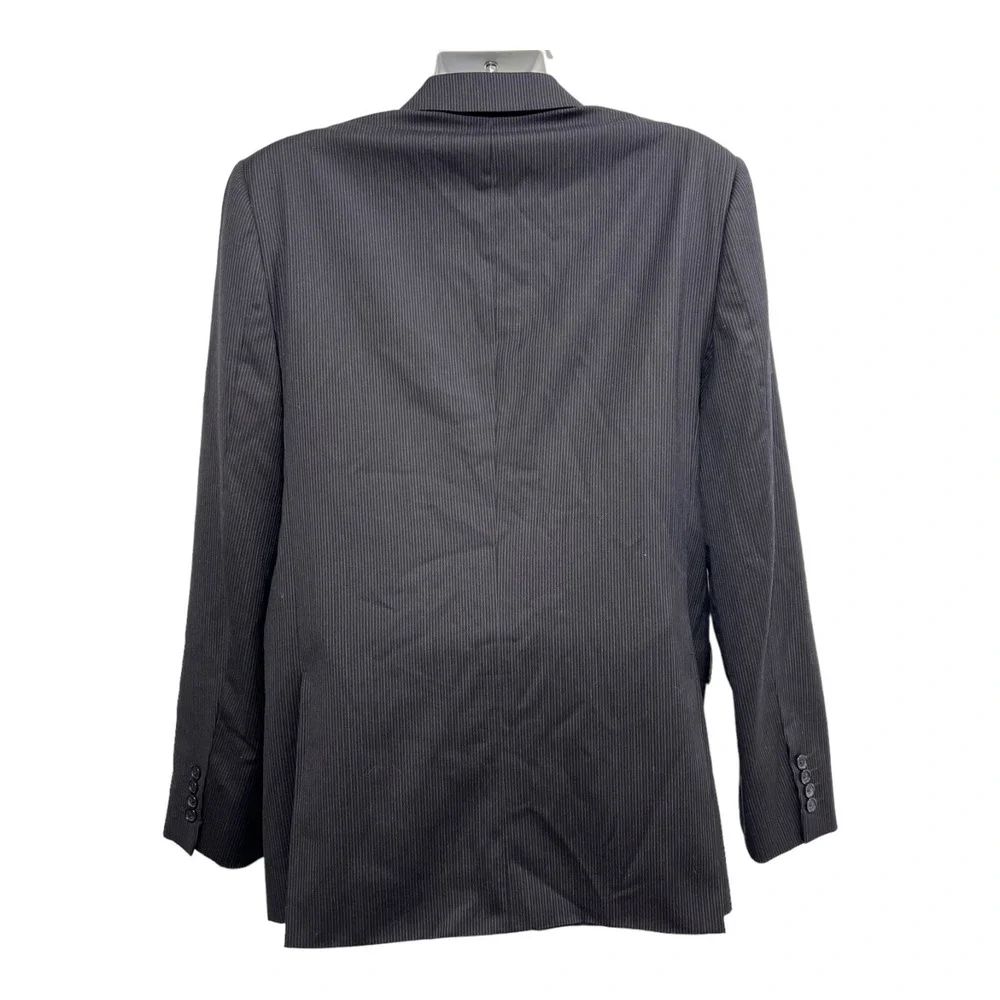 Joe‎ Joseph Abboud Blazer Mens 42L 100% Wool Blue Pin Stripe Jacket Sport Coat